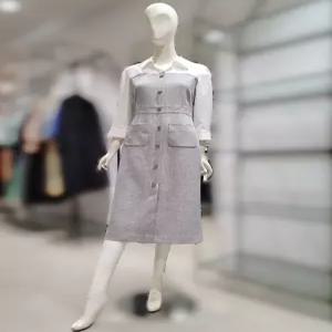 [SI] SI단추 포켓 포인트 슬림 원피스SKOAC2550