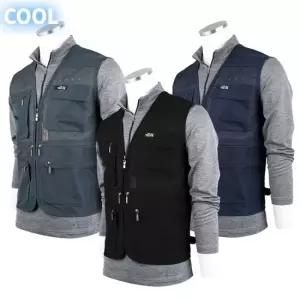 엔케이아울렛 B-노블망사조끼 남자 여름용 단체 유니폼 남자 남성 등산 낚시 작업복 배달 조끼