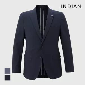 [INDIAN] 조직감 면혼방 써커 셋업자켓_MIVFAYM2471