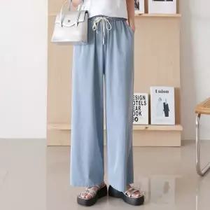 여성 아이스 쿨 텐셀 스판 와이드 밴딩 청바지 데님 팬츠 냉장고바지 -WPN0411- 봄 여름