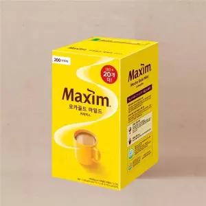 [맥심] 모카골드 마일드 커피믹스 180입 (+20입)