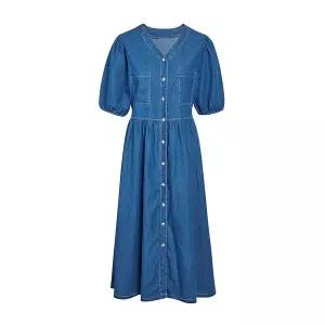 [JJ지고트](센텀시티점)썸머 데님 플레어 롱 원피스 GR5N8OP611