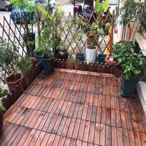 야외 원목 마루 조립식 셀프 대나무 테이블 마루 인테리어 낚시터 정자 옥상 공원