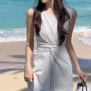 [코코블랑] 로에 꼬임 롱원피스