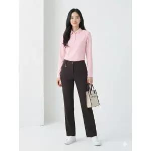 [하프클럽/크로커다일레이디]블랙 크로커 일자핏 슬랙스 팬츠 CLCSPT101