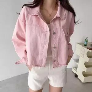 빅사이즈 505 데님썸머컷크롭숏자켓 DBNP251