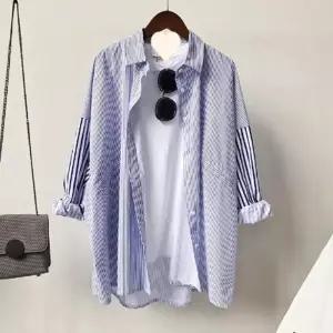 ONM 루즈빗 롱셔츠 스트라이프 간절기 셔츠 남방