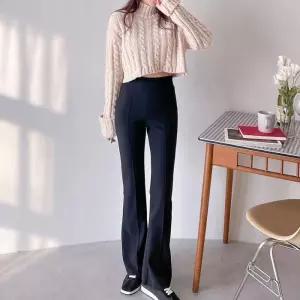 빅사이즈 502 모스핀턱부츠스판팬츠 DKDP013