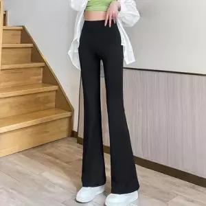 ONM 여성 부츠컷 나팔바지 겨울 기모 따뜻한 방한팬츠