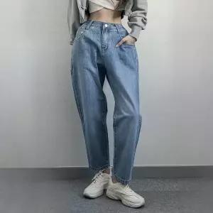 빅사이즈 502 뒷밴딩슬랍배기데님진 DLOP016