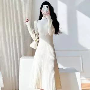 ONM 심플 골지 디테일 바디라인 슬림핏라인 롱원피스