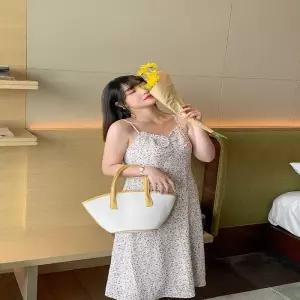 ONM 여성 데이트룩 데이지 민소매 원피스