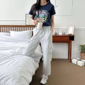 ONM 리챈스 307 데일리 카고 면 일자팬츠