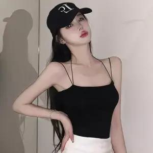 ONM 민소매티 한 몸매 여자민소매 여성적인 슬림