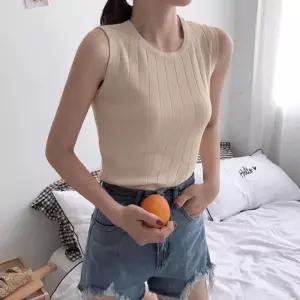 ONM 보정 민소매티 여자민소매 민소매 여성적인 몸매 한