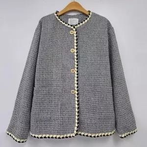 빅사이즈 503 버킷라인트위드긴팔자켓 DLTU049