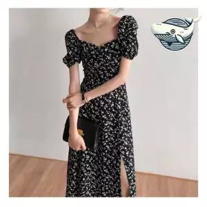 ONM 플라워 셔링 롱드레스 여성용 여름 바캉스