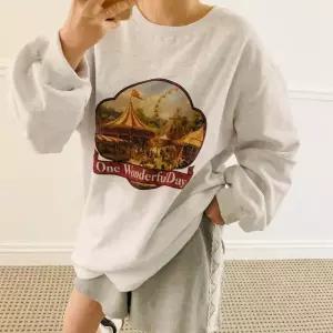 빅사이즈 503 데이프린트박스맨투맨 DMOU094