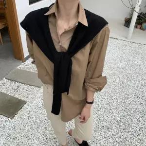 ONM 무지 니트 어깨숄 가디건 10color LM0599 미니 스웨터