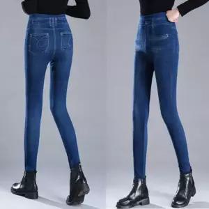 ONM 여자 페이크 진 스키니 데님 레깅스 팬츠 바지 코디