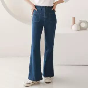 ONM 봄가을 여자 와이드 부츠컷 청바지 나팔 데님 팬츠