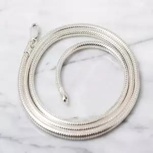 [차차실버]스넥 2.5mm 은목걸이 남성 여성 뱀줄 독특한 순은 펜던트