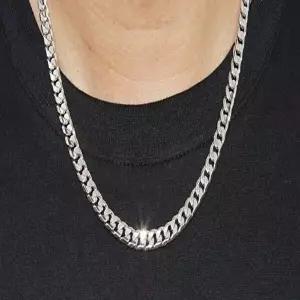 [차차실버]더글라스 8mm 은목걸이 두꺼운 남자 여자 커플 심플 무난 925실버 순은