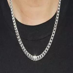 더글라스 8mm 은목걸이 두꺼운 남자 여자 커플 심플 무난 925실버 ...