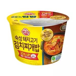오뚜기 컵밥 숙성돼지고기 김치찌개밥 12개