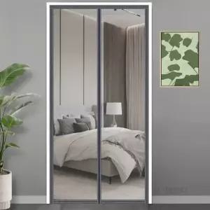 메드윌 문 현관문 사무실 모기장 방충망 방문 자석형 넓은 벨크로 배란다 붙이는 창문모기장 