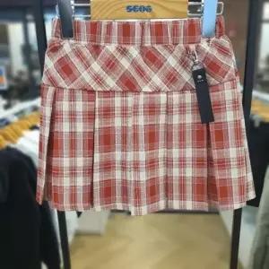 HC08 체크 플리츠SK 주니어 여아/스커트  SJZ304 FCSK05
