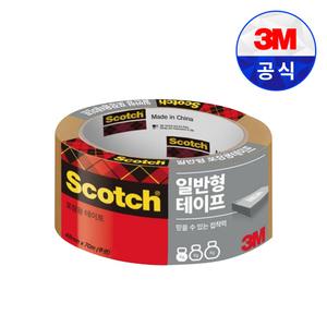 3M 스카치 포장용 테이프 투명 3650C 48mmX70m 1롤 OPP 박스 택배 이사 포장