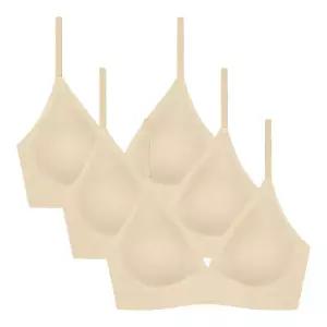 아이엠속옷 심리스 노와이어브라 3매세트 작은가슴 편한 여성 브래지어