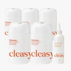 클이지 청소용 살균소독 세정티슈 180매 5개 + 곰팡이제거 방지제 250g 1개