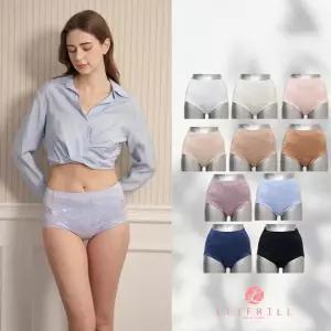 [레이프릴] 면레이스 더블 복부 보정팬티 10종