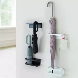 리본제이 현관 철제 자석 우산꽂이 2단 정리대