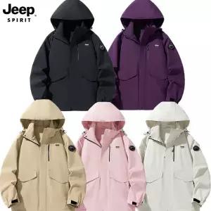 JEEP SPIRIT 봄가을 바람막이 경량 자켓 커플 여성 남성  등산복 