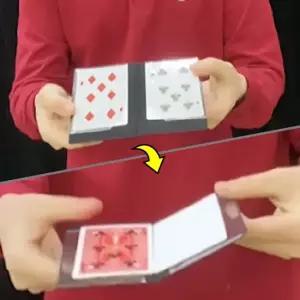 JL매직 멜트카드 카드마술 이동하는마술 간단한 초보 마술 도구 과학마술 마술카드