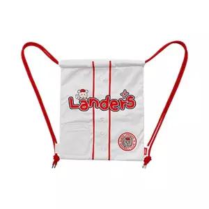 [정품] SSG Landers x Ggamja Gym Sack 화이트 레드 Red 랜더스 깜자 플레이어 짐색 736103