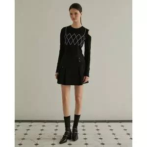 [에고이스트](센텀시티점)뷔스티에 포인트 라운드 넥 TS (ER1CL160)