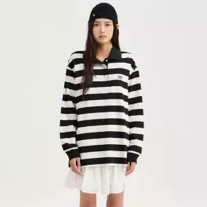 [럭키슈에뜨](센텀시티점)[ At Chouette ] LQTAX26100 스트라이프 카라 티셔츠