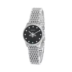 구찌 YA1265020 G타임리스 여성 메탈 쿼츠 29mm