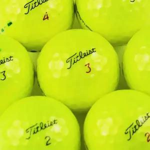 타이틀리스트 옐로우 혼합 A급 PRO V1.V1X.AVX 3.4피스 30개 로스트볼 골프공