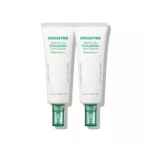 이니스프리 그린티 히알루론산 진정 수분 선세럼 SPF50+ PA++++ 50mL 2개