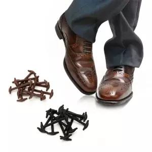 매듭없는 실리콘 앙카 정장 고무 구두끈/운동화/끈/클립/신발/정리/고정/안전화/무매듭/긴/풀림/방지/밴드