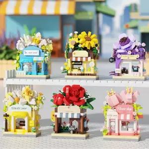 나노블럭 미니 스트리트 플라워샵 6종 세트 1696조각(PCS)