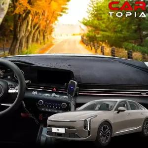 더뉴 K8 페이스리프트 벨벳 대쉬보드 커버 자동차 차량용 논슬립 대시보드 덮개