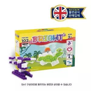 [몰펀] 5in1 브라이트 퍼플 (3세+) 단품 STEM 과학교구 블록 블럭