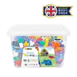 [몰펀] 주니어 버라이어티 600 (3세+) 단품 STEM 과학교구 블록 블럭