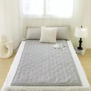 [당일출고][25년형]  워셔블 온수매트 클라우디그레이 슈퍼싱글